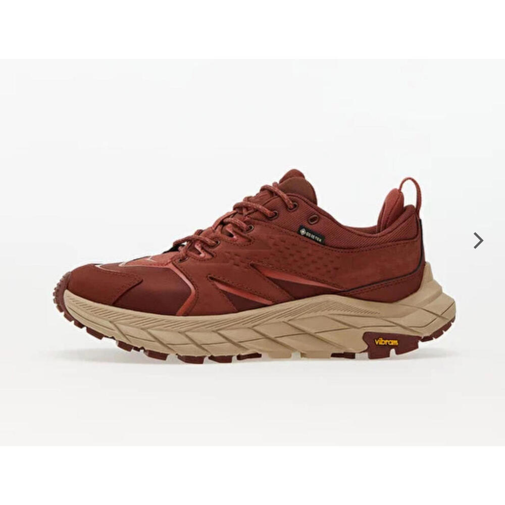 HOKA ONE ONE® W ANACAPA LOW GTX Cherry Mahogany/ Hot Sauce